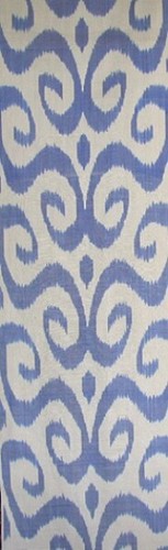 Bulk sale 50 Yard HAND MADE UZBEK Natural SILK IKAT ADRAS FABRIC # 7397** - Picture 4 of 5
