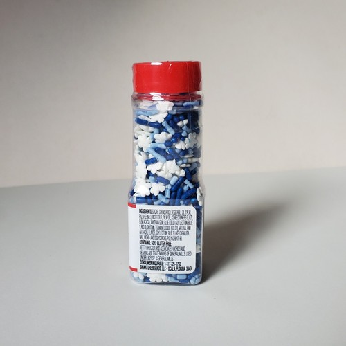 Lot Of 3 Betty Crocker Sprinkles Snowflake Mix 1.62 OZ Each Jar Christmas Frozen - Picture 5 of 9