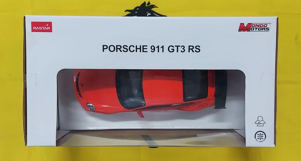 Modellino radiocomandato Porsche 911 GT3 RS - RASTAR - Mondo Motors - Originale - Immagine 3 di 4