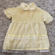 Vintage Roget LTD Smocked Dress, Size 2T