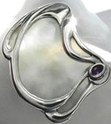 ✨CLASSY✨ 16g sterling silver 925 full HM Celtic/Art Nouveau style gem brooch pin