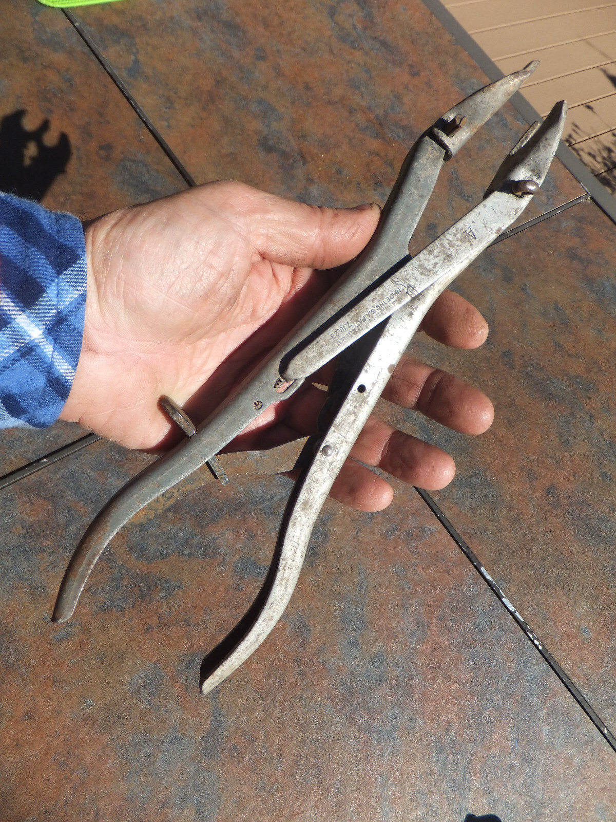 Vintage KD Mfg Co Lancaster Valve Spring Compressor Lifter Tool Works