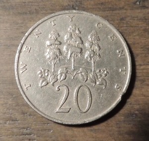 Jamaica 20 Twenty Cents 1969
