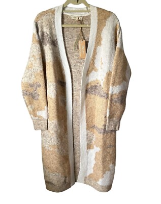 NWT RD Style Conscious Women s Size Medium Open Long Cardigan Sweater