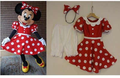 ladies red polka dot dress