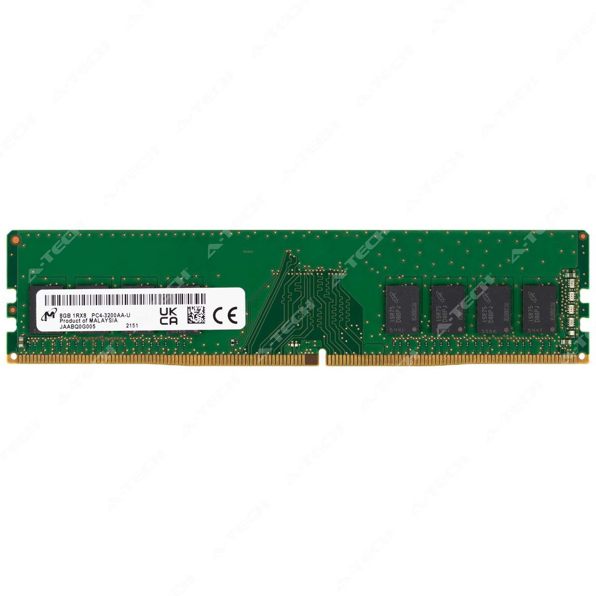Micron 8GB DDR4 DIMM MTA8ATF1G64AZ-3G2J1 MTA8ATF1G64AZ-3G2R1