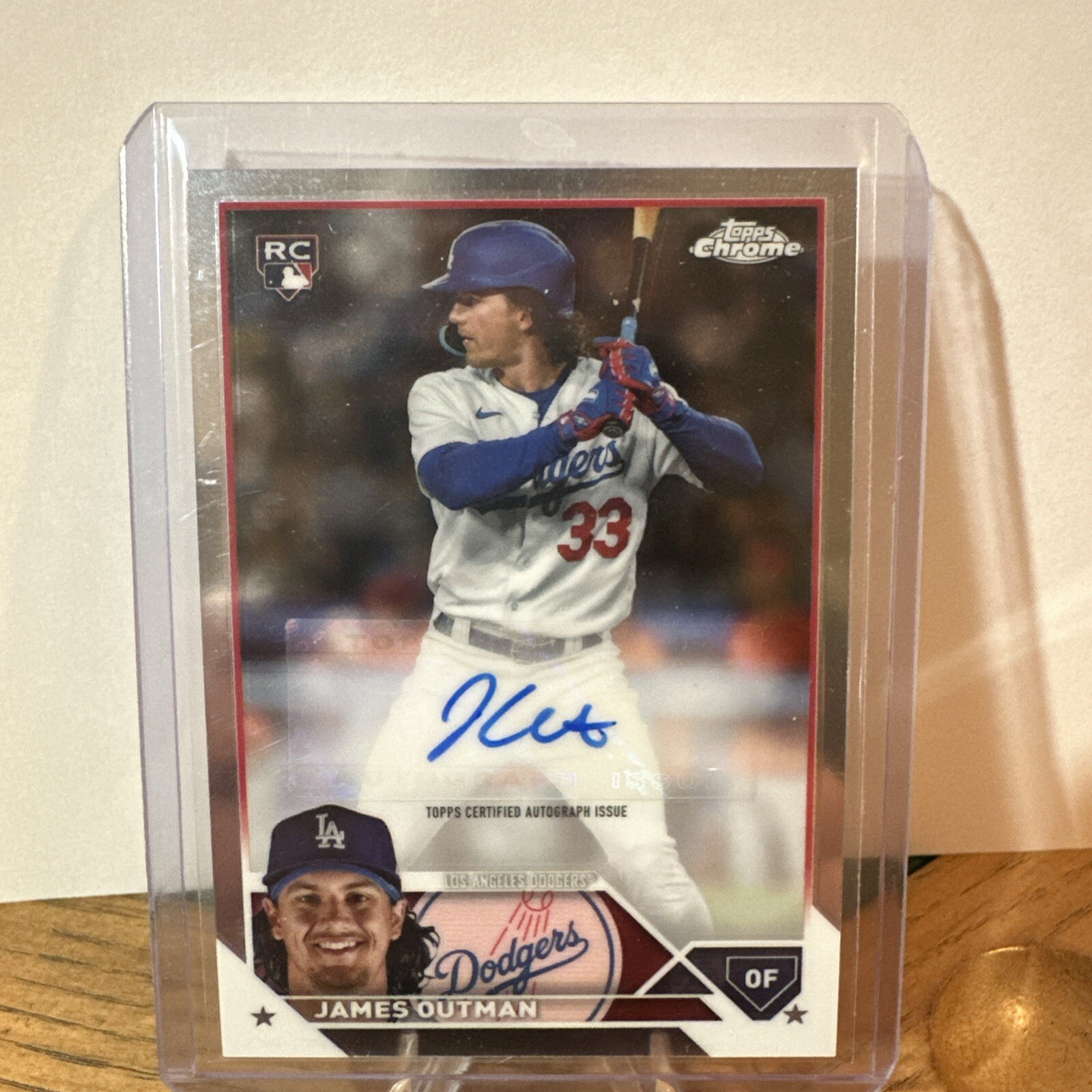 2023 Topps Chrome Update Series - Autograph #AC-JOU James Outman (AU, RC)🔥🔥