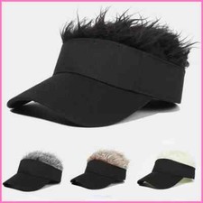 New Baseball Caps Wigs Hat with Spiked Hairs Sunshade Casual Cosplay Outdoor Hat