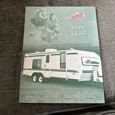 1997 Sunline Solaris Saturn Travel Trailer Brochure Camper RV Denver Pennsylvani