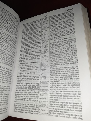 NASB Large Print Ultrathin Reference (Bugundy, Bonded Leather) - Picture 4 of 5