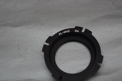 M42 mount Lens onto Arriflex RED PL Mount Adapter 
