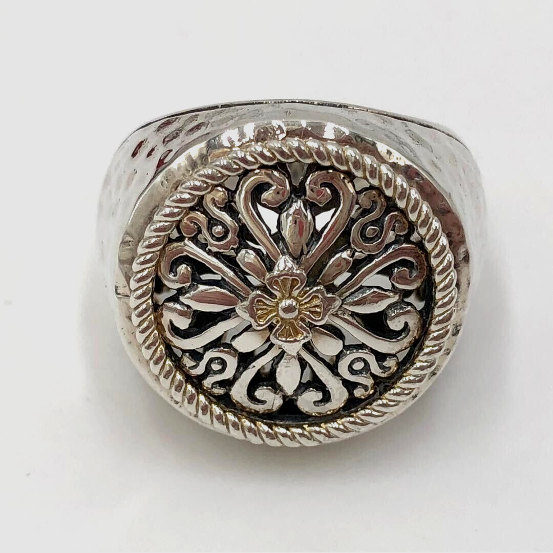 Signed AE Art's Elegance 925 Sterling Silver Scroll Design Signed AE Art's Elegance 925 Sterling Silver Scroll Design