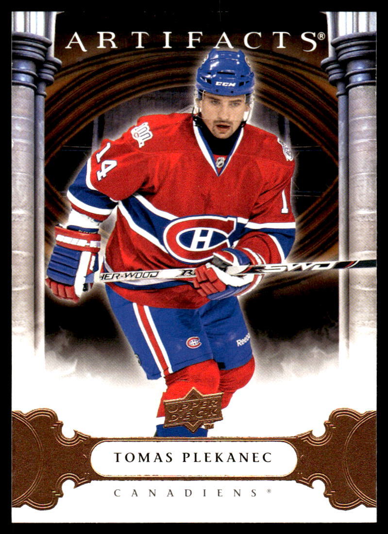 2009-10 Upper Deck Artifacts #94 Tomas Plekanec Montreal Canadiens Hockey Card