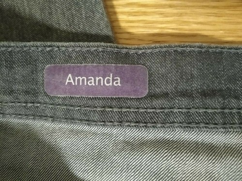 Gloria Vanderbilt "Amanda" Stretch Jeans Size 16 Dark Gray (GT008K) - Picture 7 of 10