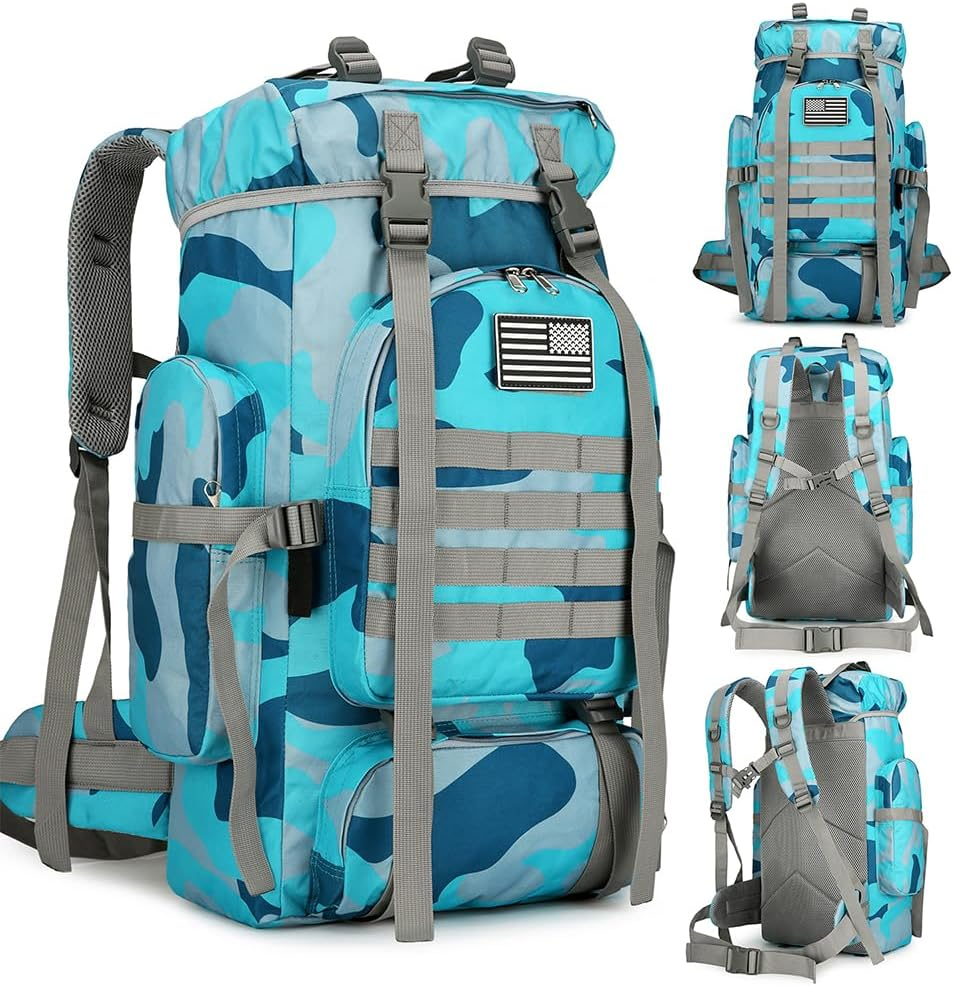 45L Waterproof Lightweight Hiking Backpack for Outdoor Travel Camping Daypack-image