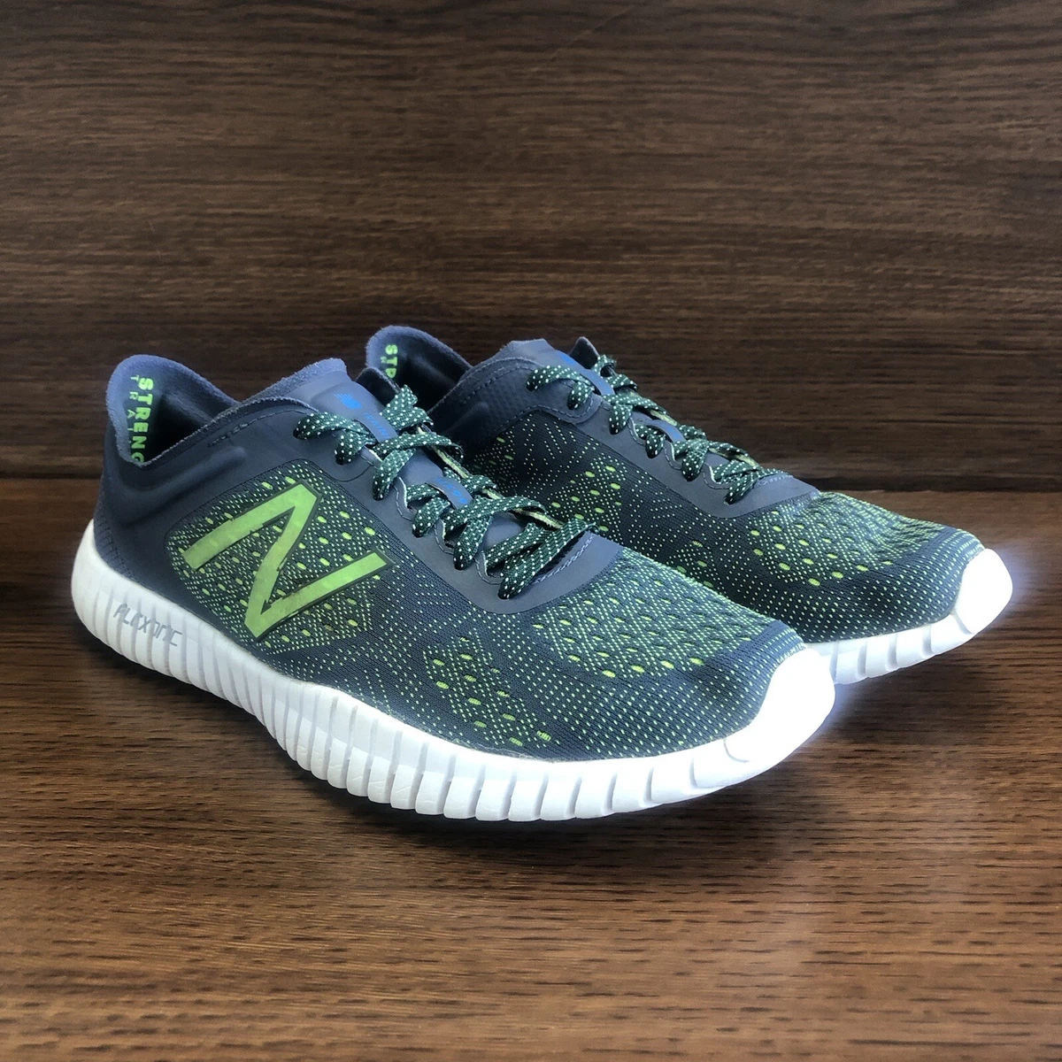 New BALANCE Flexonic Unisex Green Blue Sneakers M Size 8.5 9.5 W