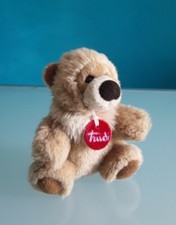 "TRUDI" peluche Orso, colore marrone chiaro, altezza 15 cm.