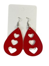 Valentines Day Earrings, FREE SAME DAY SHIPPING, Double Sided, Design 14 of 30
