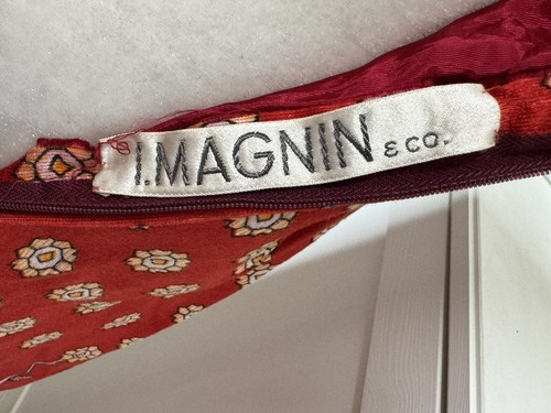 1960s Red Pink Summer Dress Halter A-line I.Magnin Small Velvety Hippy Sundress - Picture 5 of 11