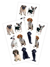 Mixed Dogs Puppy Stickers Planner Party Supply Papercraft Furry Pet Friends
