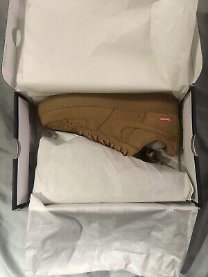 Nike Air Force 1 Low Supreme Wheat Black White DN1555-200 Nike Air Force 1 Low Supreme Wheat Black White DN1555-200
