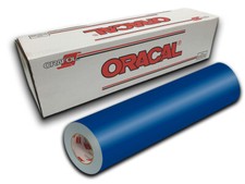 12" X 5yd - Blue Oracal 651 Craft  Hobby Cutting Vinyl Roll