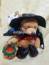 Disney Store Winnie the Pooh Witch Halloween Bean Bag plush 8"