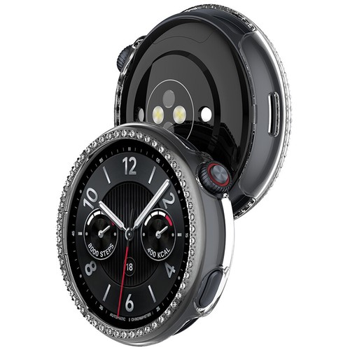 Ligne unique diamant squelette étui cadre housse de protection pour Vivo Watch5 - Photo 16/29