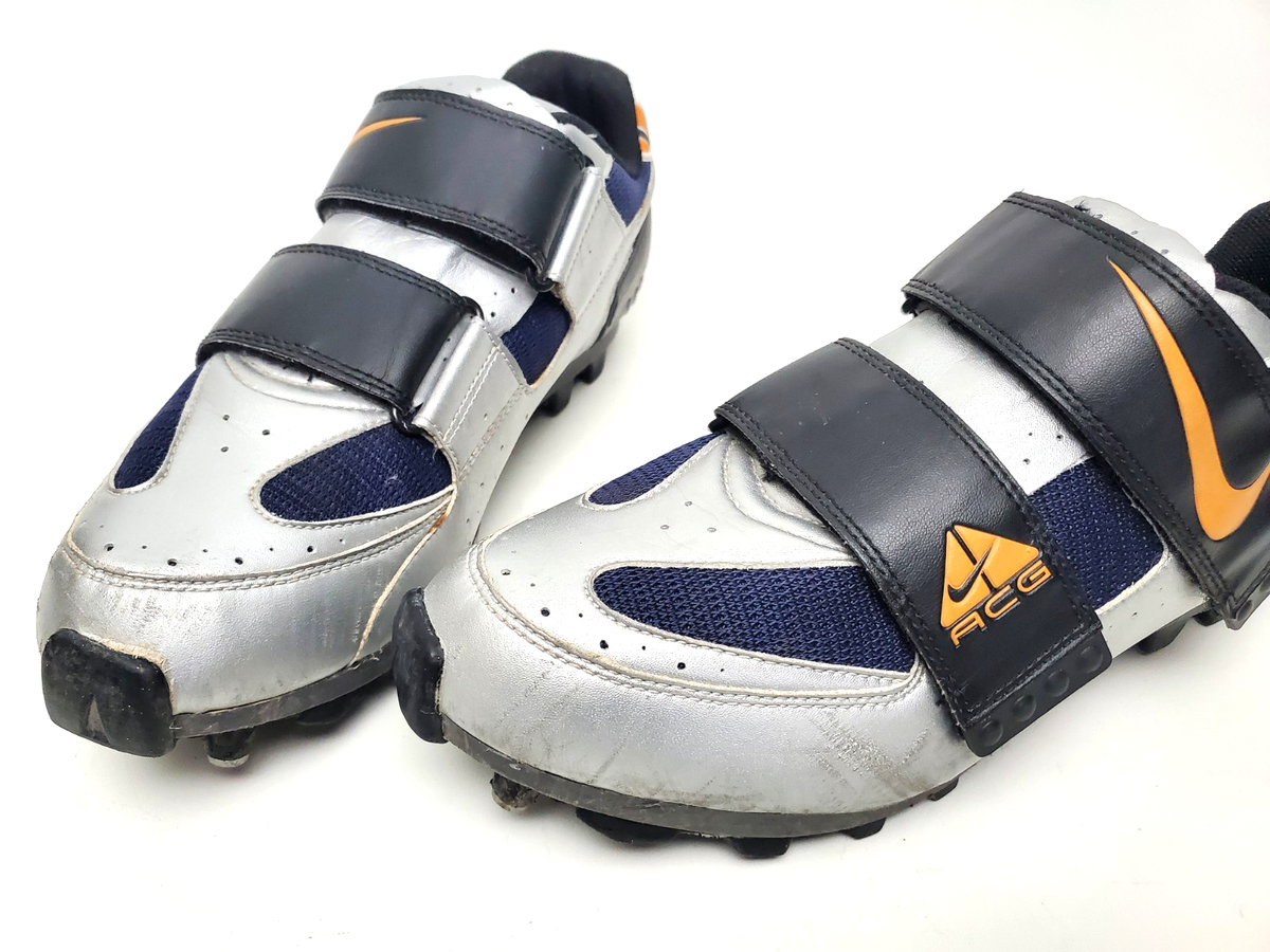 Vtg 90s Nike ACG Mountain Bike Shoes Mens 15 Suede Cycling MTB SPD Cleats VGUC Nike Mountain Cycling & Shoe Covers for sale | eBay main image 4