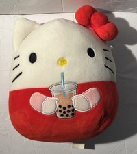 Squishmallow Hello Kitty Retired 2022 Boba Hello Kitty Rare 8.5