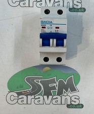 Gacia 6amp Twin Pole MCB Caravan / Motorhome