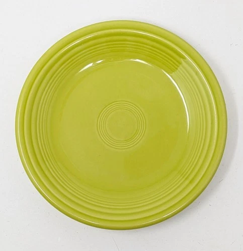 Fiestaware Lemongrass Salad Dessert Appetizer Plate 7.25" Green Homer Laughlin