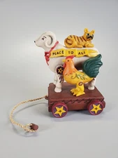 Vintage 2001 Kathy Killip Demdaco Americana Christmas "Peace To All" Figurine