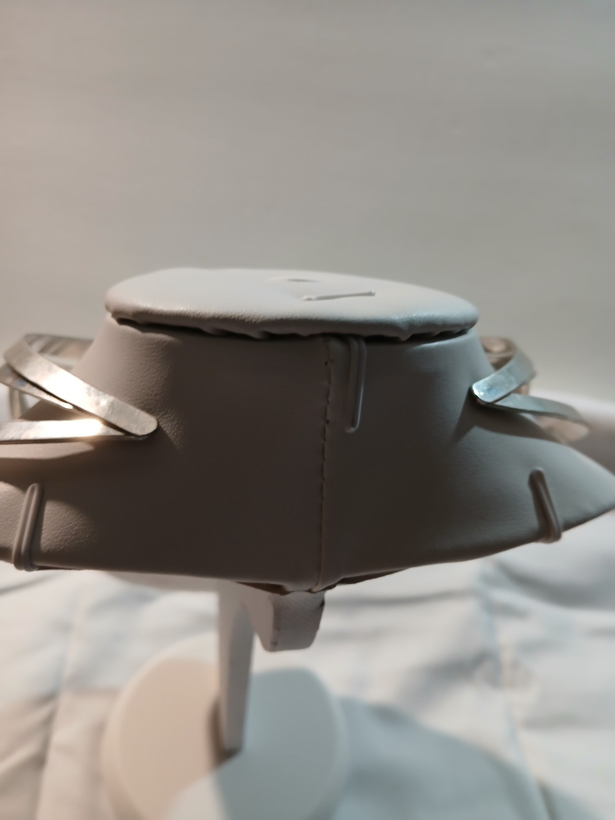 Silver Plated Collar Statement Necklace - image 3