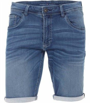 CASAMODA Herren Bermuda-Jeans-Shorts 1/2 Regular Fit Blau