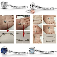 Sterling Silver Bracelet Extender 925 Length 3.5–4cm DIY Jewelry Making