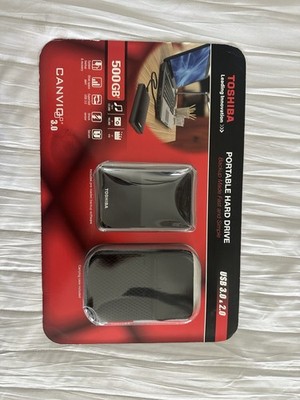 Toshiba Canvio 3.0 Portable External HDD 500GB USB 3.0/2.0 Black
