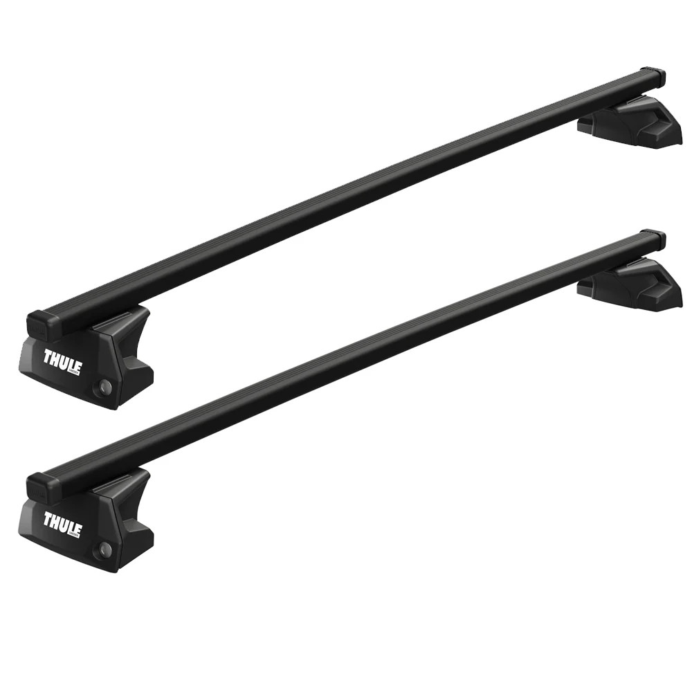 Thule SquareBar Roof Bars for Audi Q8 5-Door SUV 2019- with Flush Rails