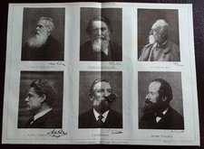 Antique Print British Sculptors Potters Ruskin George Tinworth Birch Design 1890