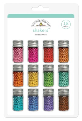 Doodlebug Shakers 12/Pkg-Assorted DB8420