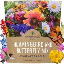 Wildflower Seeds Butterfly and Humming Bird Mix - 1 Ounce, Multiple Colors 301.44 per gallon