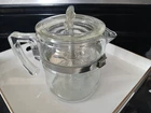 Vintage Pyrex 4 cup 7824H Percolator Coffee Pot Stovetop Excellent Condition