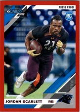 2019 Donruss Press Proof Red #252 Jordan Scarlett - FB