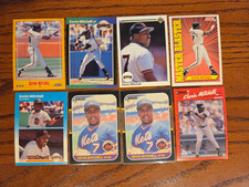 Kevin Mitchell Rookie Lot (2) plus 6 more Mitchell cards 
