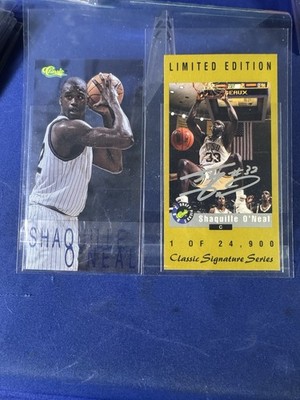 Shaquille O'Neal 1994 Classic Draft Picks SILVER AUTO -24,900 Acetate /24,900