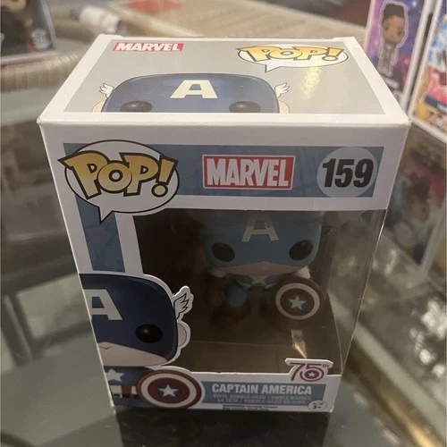 Funko Pop! Vinyl Marvel Captain America 75th Anniversary Figure #159