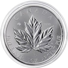2026 5 oz 25 Canadian Silver Grand Maple Leaf Coin BU IN HAND Fast Shipping