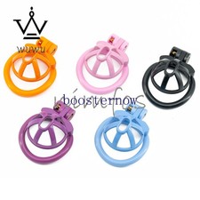 Chastity Cage Mini CB Lock with 4 Rings Sissy Chasity Belt Devices