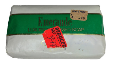 Vintage Coty Emeraude Luxury Perfumed Bar Soap Bar 4.8 oz NOS