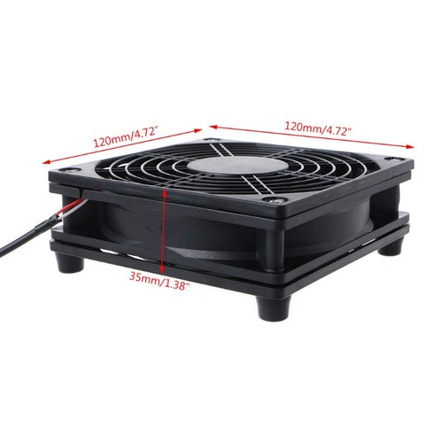 Router TV Box PC Fan Stents Protective Net Wireless Cooling Quiet for DC 5V USB - Afbeelding 8 van 8